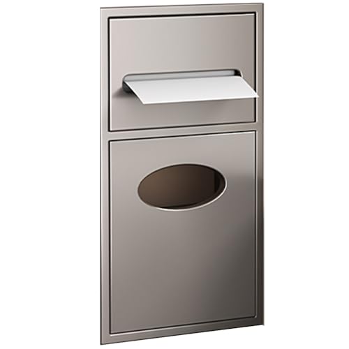 Recessed Steel Shower Cabinet with Paper Holder and Bin
