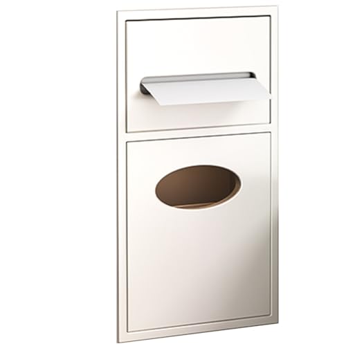 Recessed Steel Shower Cabinet with Paper Holder and Bin