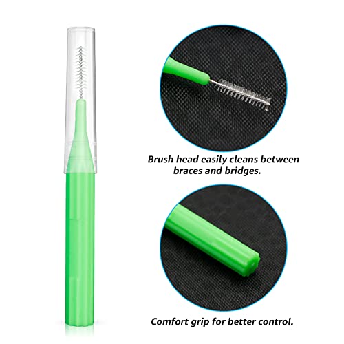 RAZOKO Interdental Brush, Flossing Head,Easy Use Tooth Cleaning Tool