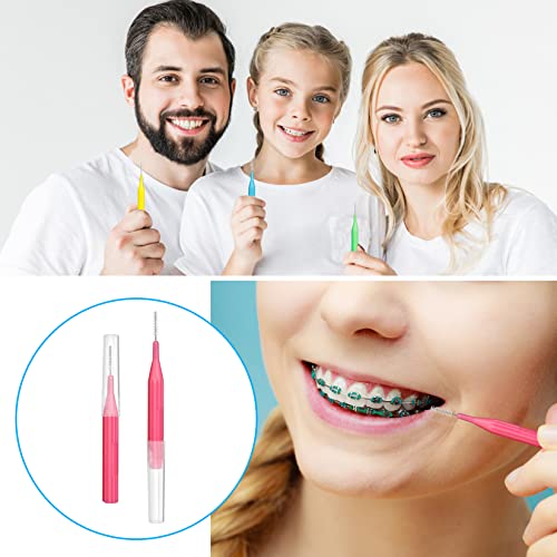 RAZOKO Interdental Brush, Flossing Head,Easy Use Tooth Cleaning Tool