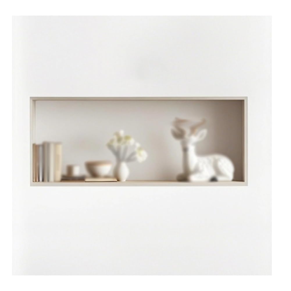 No-Tile Stainless Steel Recessed Shower Storage Organizer