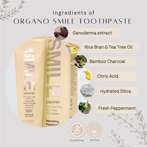 ORGANO OG Smile Oral Care Bundle (3 Toothpaste and 1 Set [of 4] Bamboo Toothbrushes)