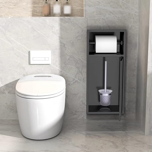 Recessed Steel Shower Cabinet with Paper Holder and Bin