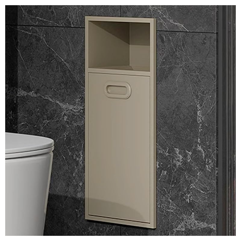 Black Recessed Double-Layer Stainless Steel Shower Niche
