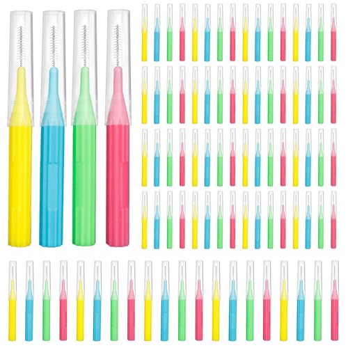 RAZOKO Interdental Brush, Flossing Head,Easy Use Tooth Cleaning Tool