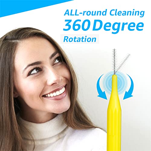 RAZOKO Interdental Brush, Flossing Head,Easy Use Tooth Cleaning Tool