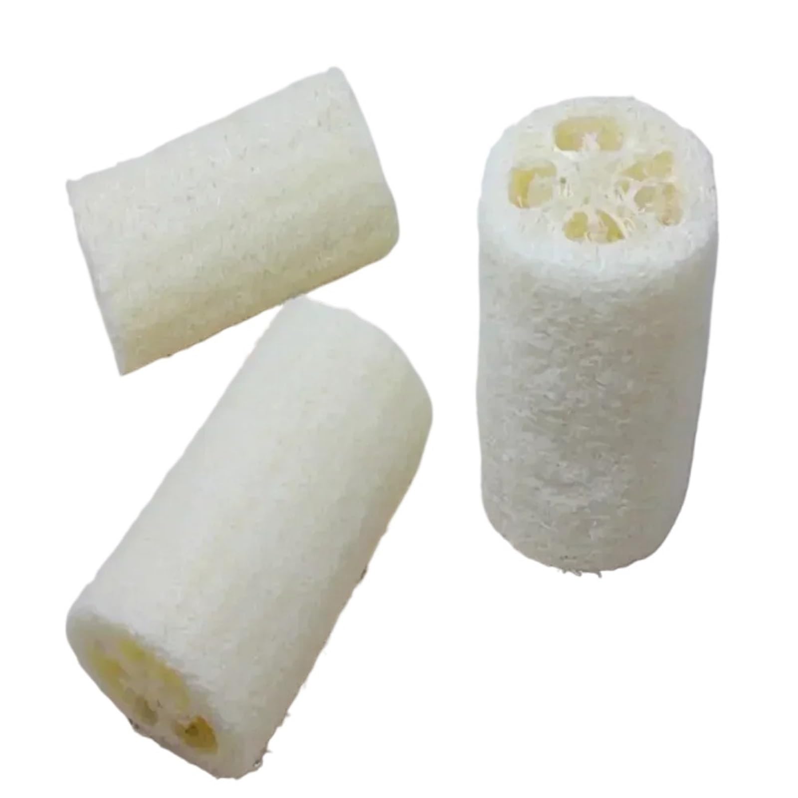 3PCS Exfoliating Natural Loofah Gourd Sponge Bath Rub Dishes Cleaning Scrubber Tool