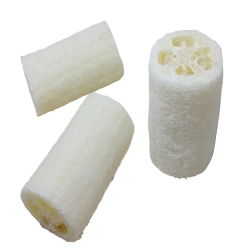 3PCS Exfoliating Natural Loofah Gourd Sponge Bath Rub Dishes Cleaning Scrubber Tool