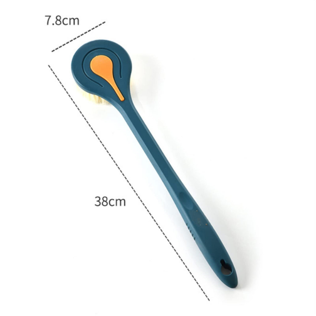 MENGKK Bath Loofahs Long Handle Bath Brush Exfoliating Scrub Body Scrubber Back Massager Shower Sponge Exfoliator Cleaning Tools Bathing Accessories