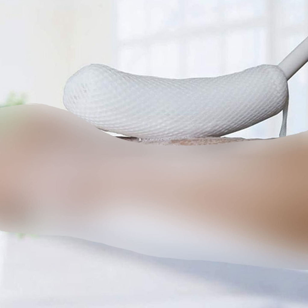 MENGKK Bath Loofahs The Back Shower Brush is Easy for Body Brushing, with Anti-Slip Handle, Long Arc, Household Use, and Bath Magic Tool