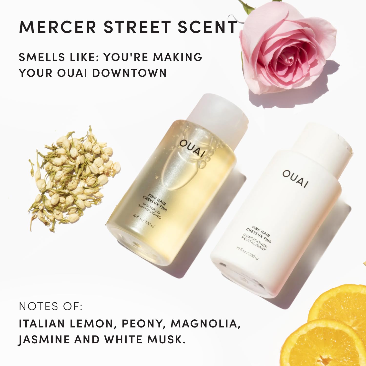 OUAI Shampoo + Conditioner Set