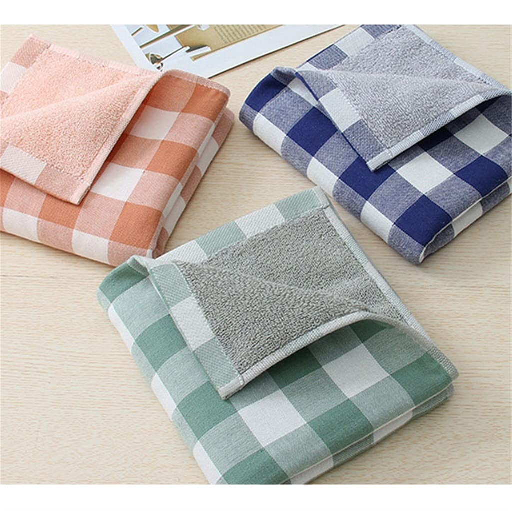 Gauze Towel Cotton Face Wash Household Water Absorption Not Easy to Shed Hair Wipe Face Bath Summer Thin Soft (Color : A, Size (A As the picture shows)