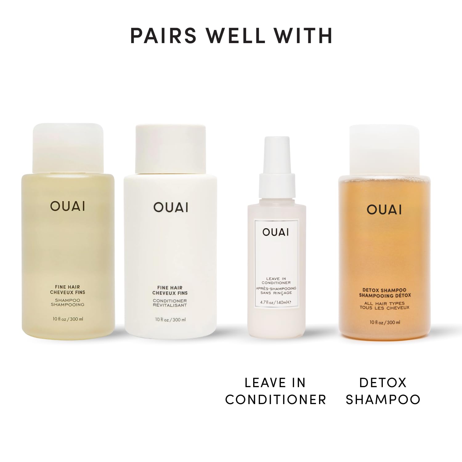 OUAI Shampoo + Conditioner Set