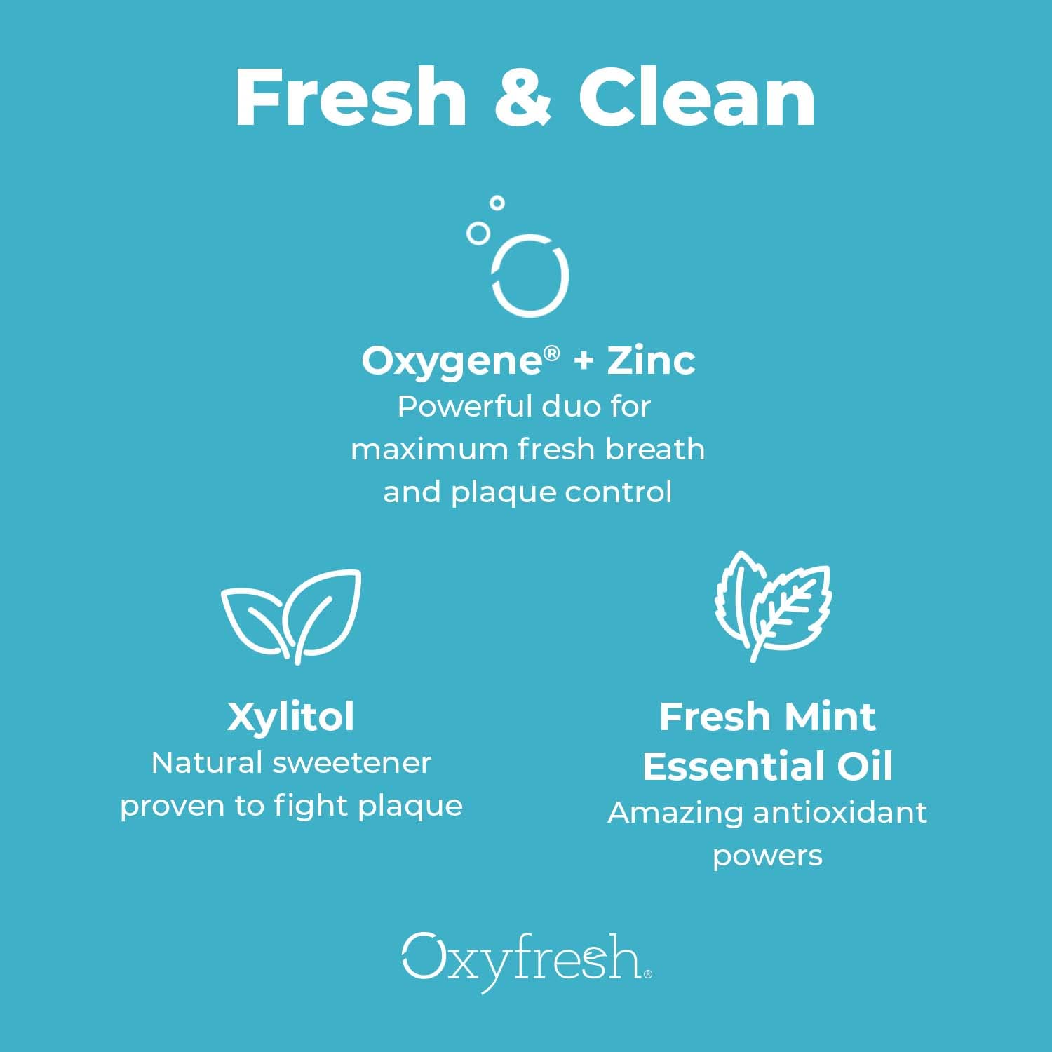 Oxyfresh Pro Formula Fresh Mint Mouthwash – Patented Zinc Mouthrinse for Fresh Breath, Healthy Gums & Bad Breath Treatment for Adults - Dye, Fluoride & Alcohol Free