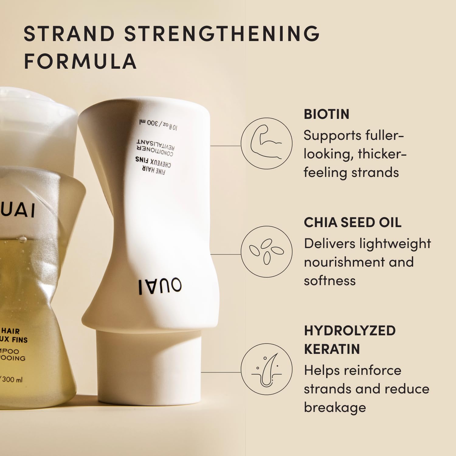 OUAI Shampoo + Conditioner Set