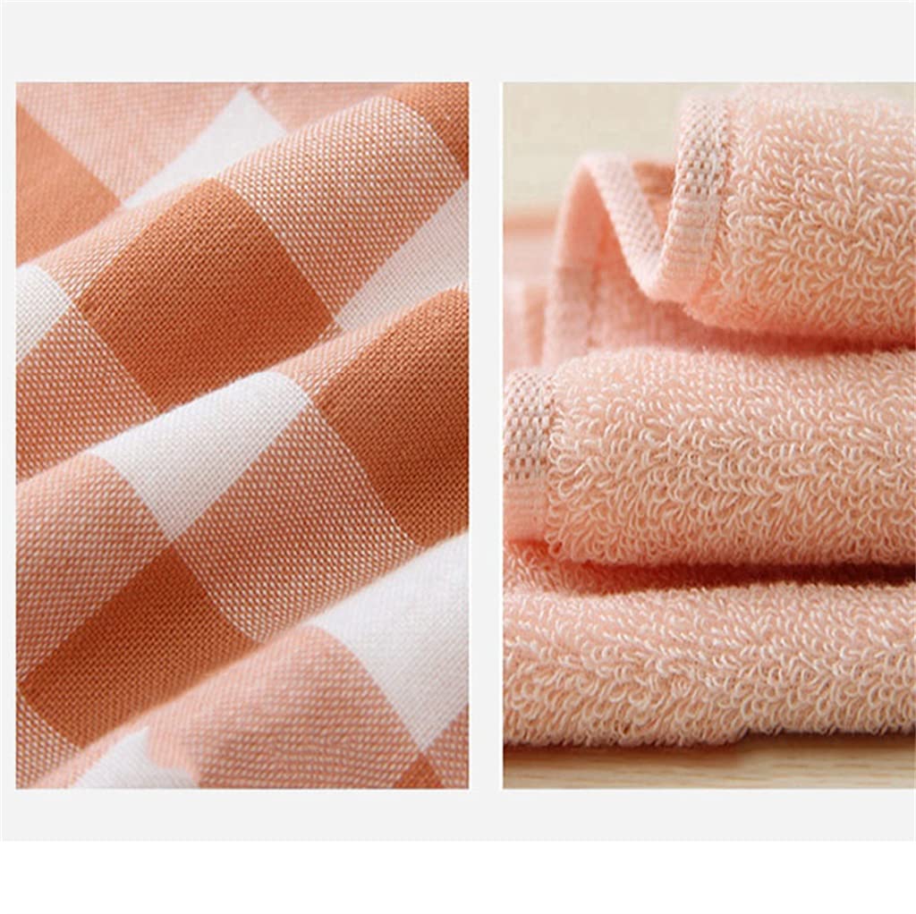 Gauze Towel Cotton Face Wash Household Water Absorption Not Easy to Shed Hair Wipe Face Bath Summer Thin Soft (Color : A, Size (A As the picture shows)