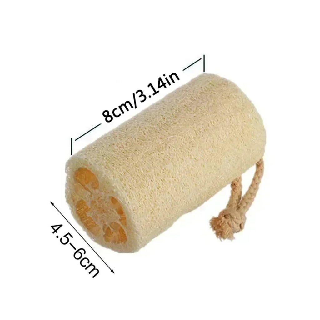 3PCS Exfoliating Natural Loofah Gourd Sponge Bath Rub Dishes Cleaning Scrubber Tool