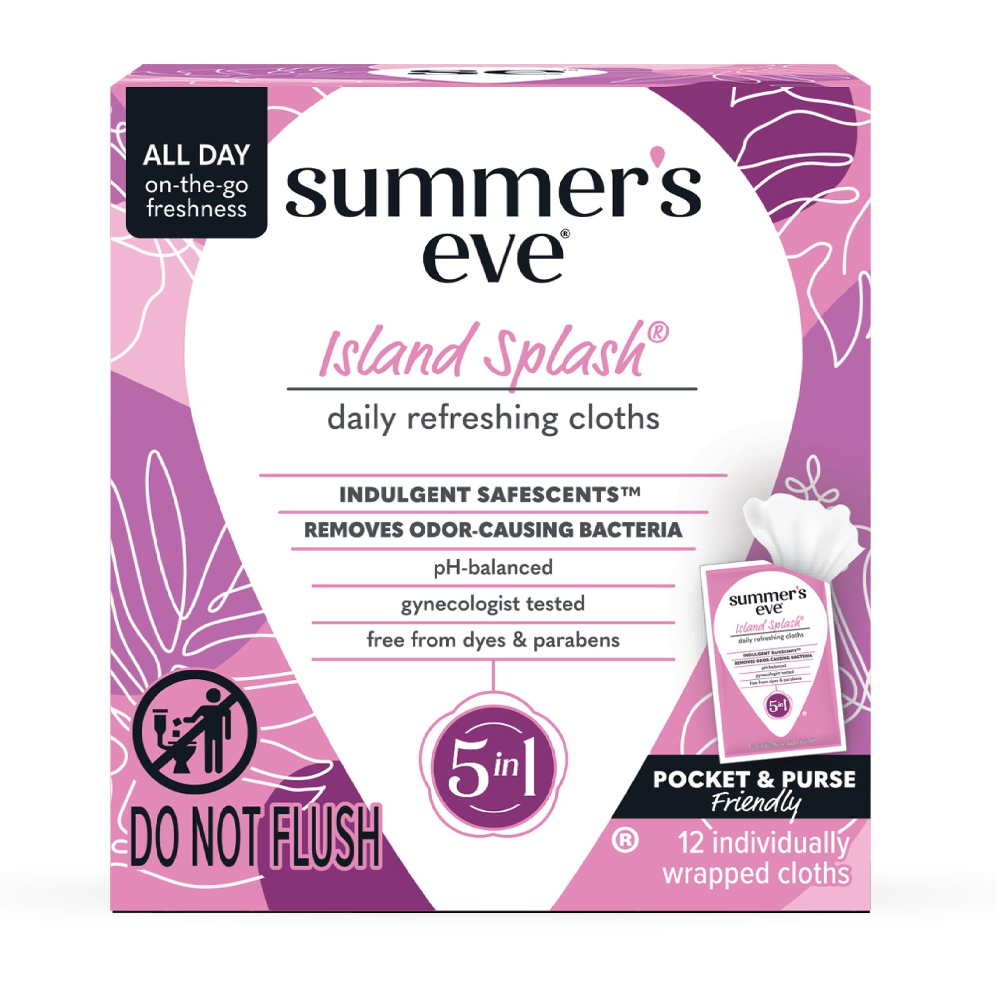 Summer’s Eve Gentle Feminine Cleansing Wipes for Daily Care