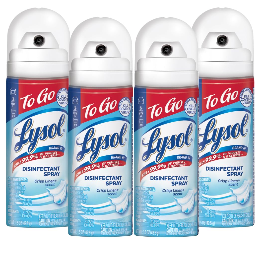 Travel-Size Crisp Linen Disinfectant Spray 1.5 oz