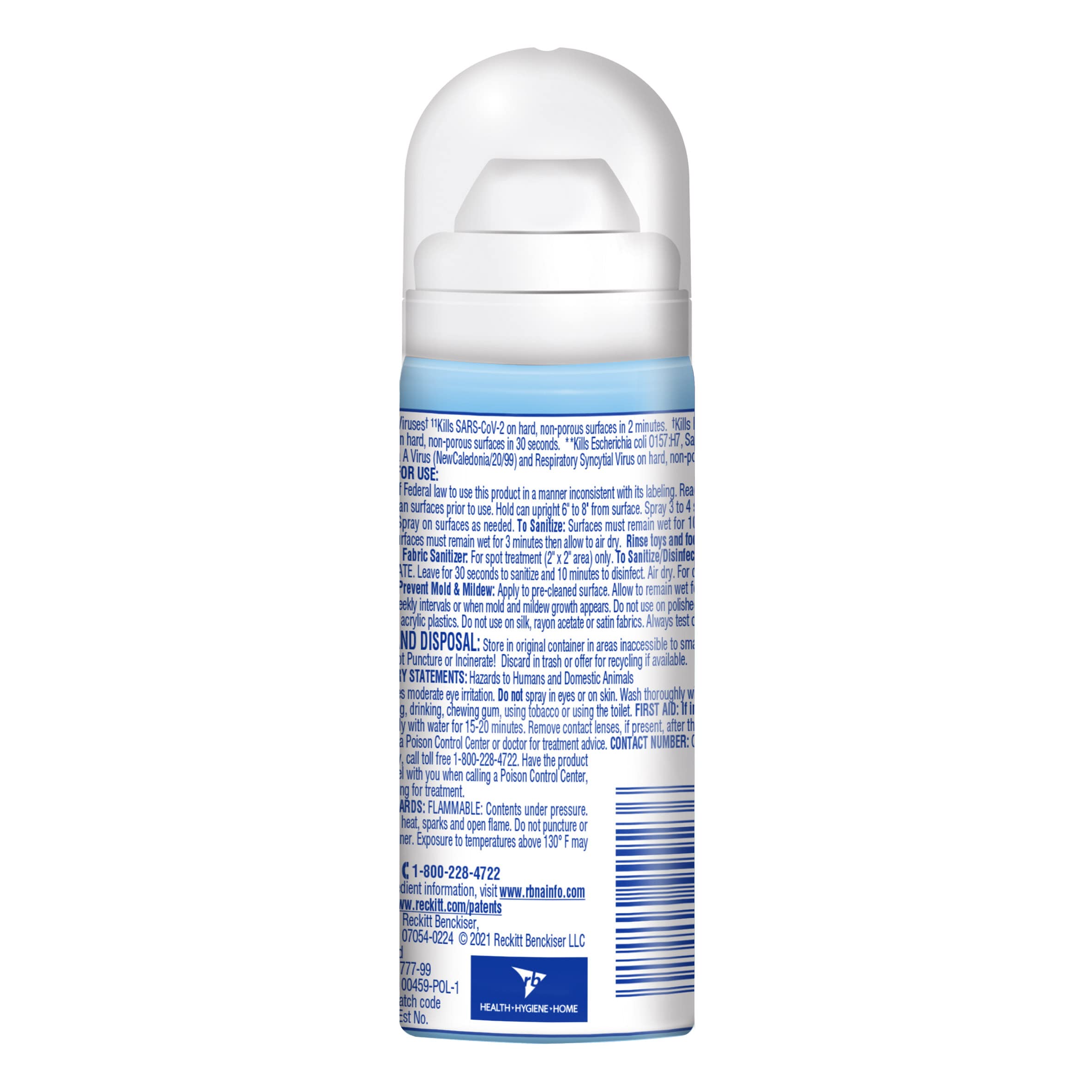 Lysol To Go Disinfectant Spray, Travel Size Sanitizing and Antibacterial Spray, For On-the-Go Disinfecting and Deodorizing, Crisp Linen, 1.5 Fl. Oz