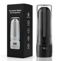 WeWi HLTH Electric Portable Bidet for Feminine Care and Menstrual Cup Wash, 1600mAh Rechargeable Female Menstrual Hygiene Device, Compact Period Cup Cleansing Accessories for Travel Women Black