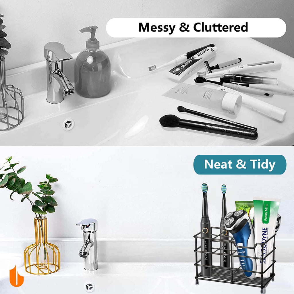 304 Stainless Steel Toothbrush and Toothpaste Holder