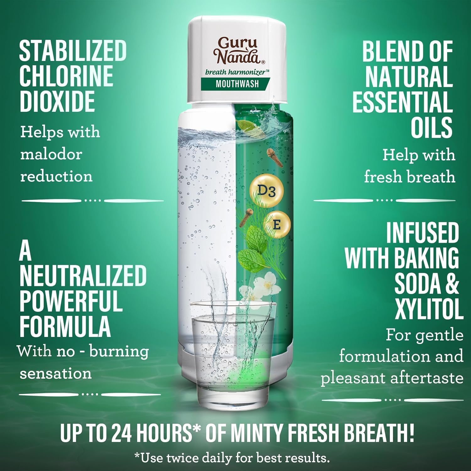 Dual Barrel Breath Harmonizer Mouthwash Parent