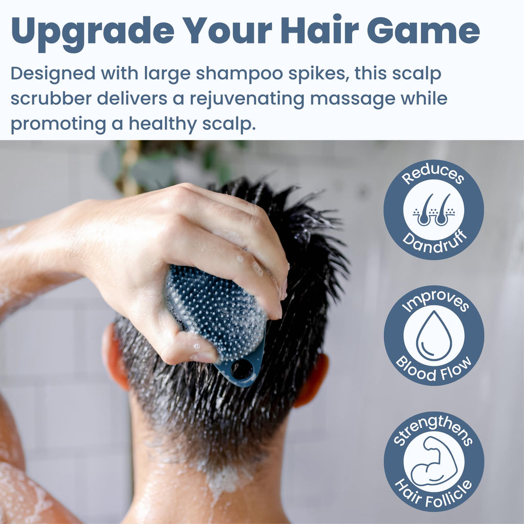 Scrub-dub™ - Body Scrubber to Clean and Exfoliate Your Skin, Scalp and Face | Antimicrobial | Made in The USA | Loofah Replacement | Gender Neutral