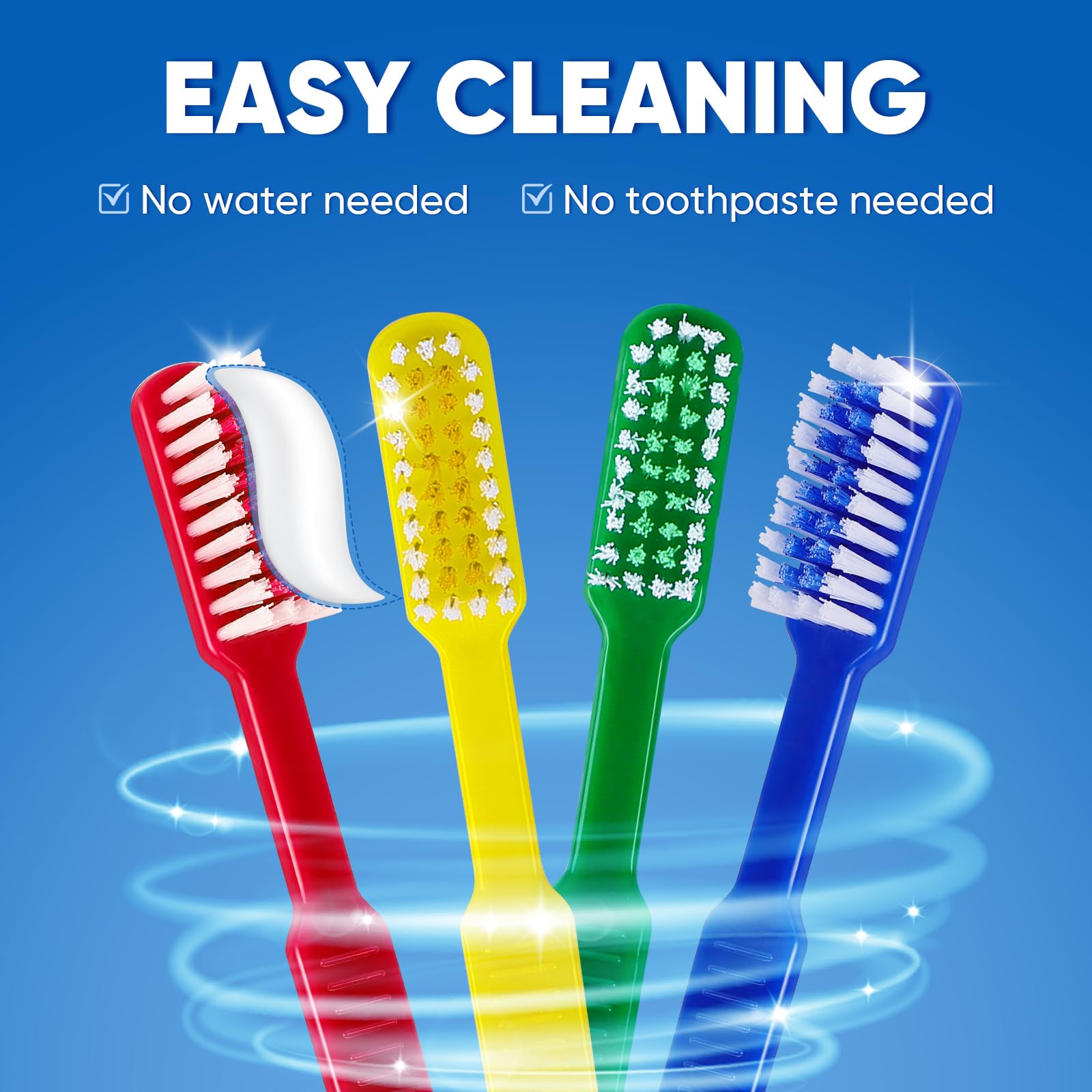 Navona 50PCS/150PCS Prepasted Disposable Toothbrushes-Individually Wrapped, Perfect for Travel Hotel Donation