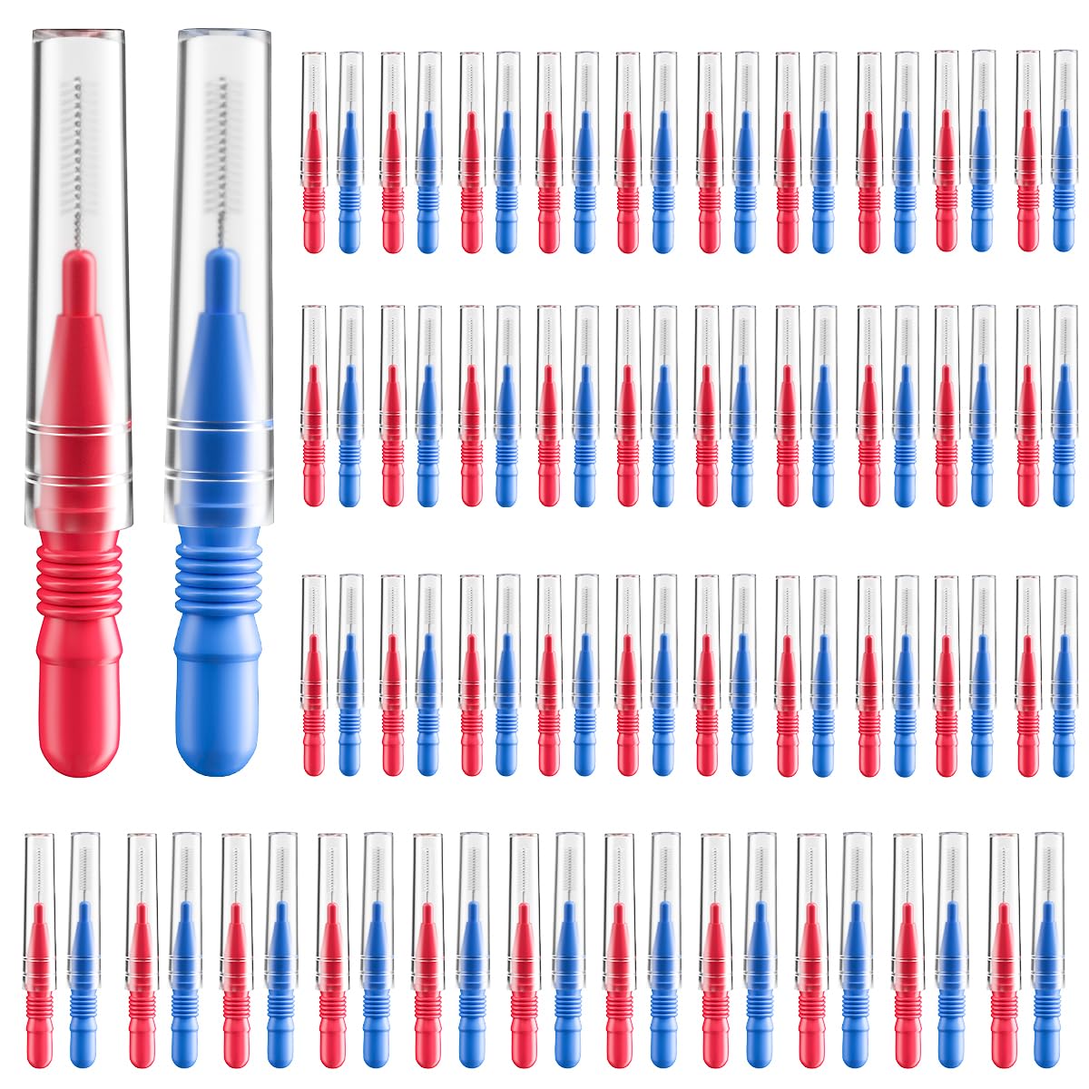 RAZOKO Interdental Brush, Flossing Head,Easy Use Tooth Cleaning Tool
