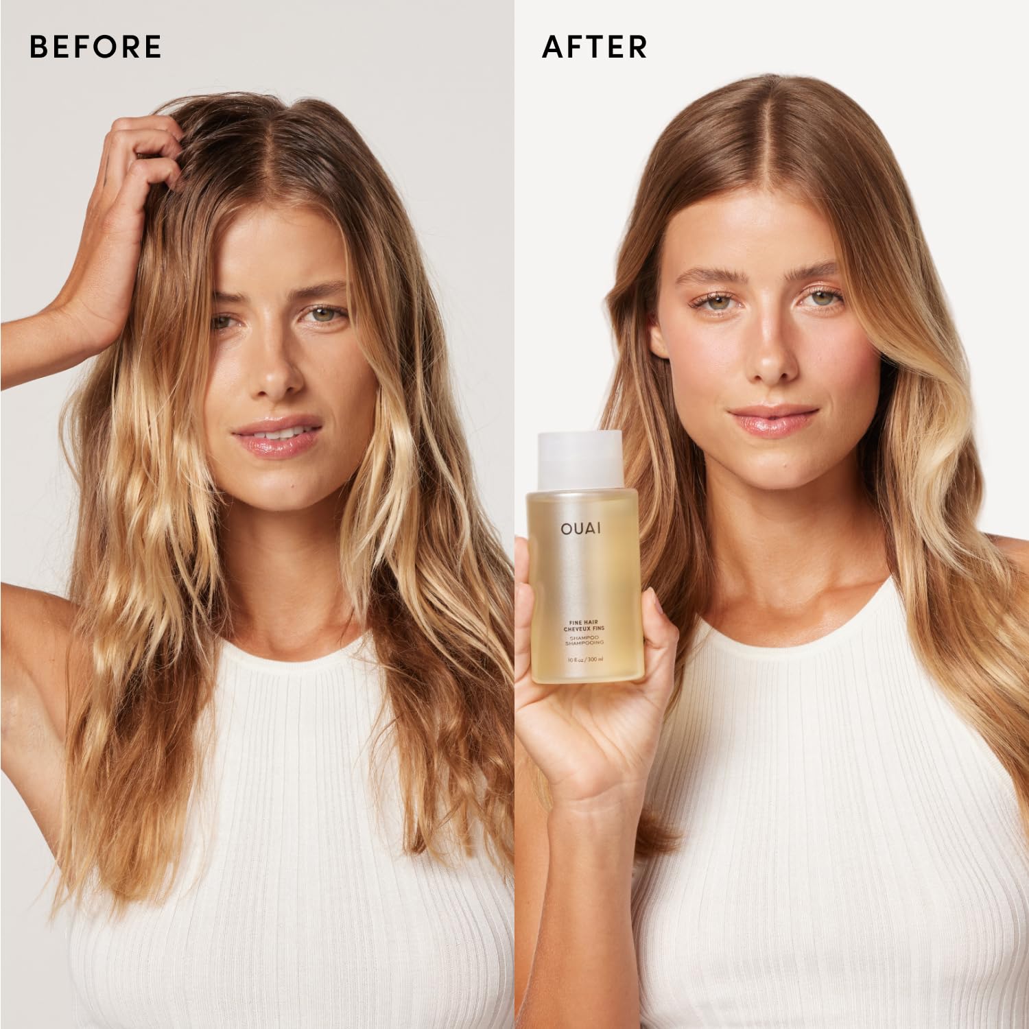 OUAI Shampoo + Conditioner Set