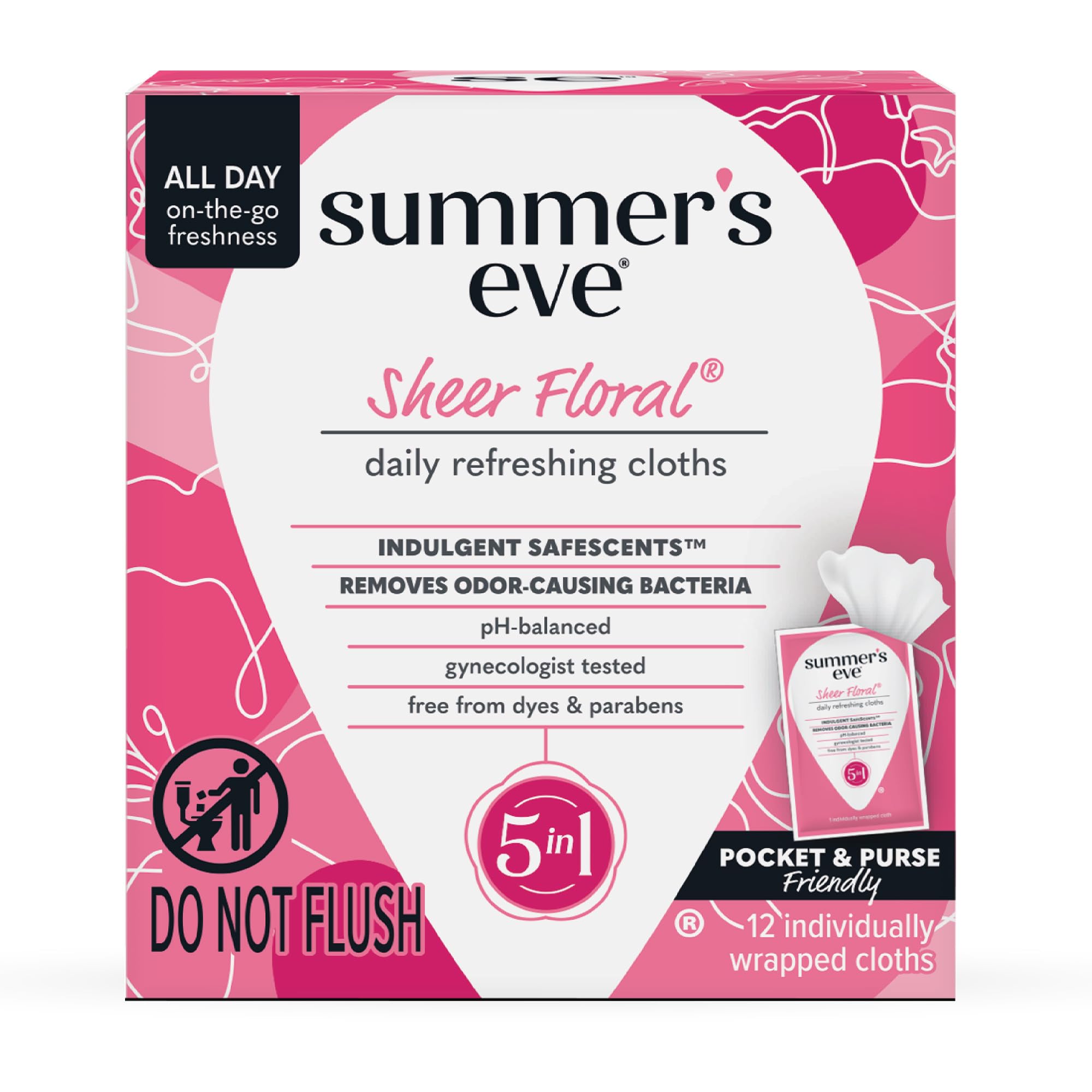 Summer’s Eve Gentle Feminine Cleansing Wipes for Daily Care