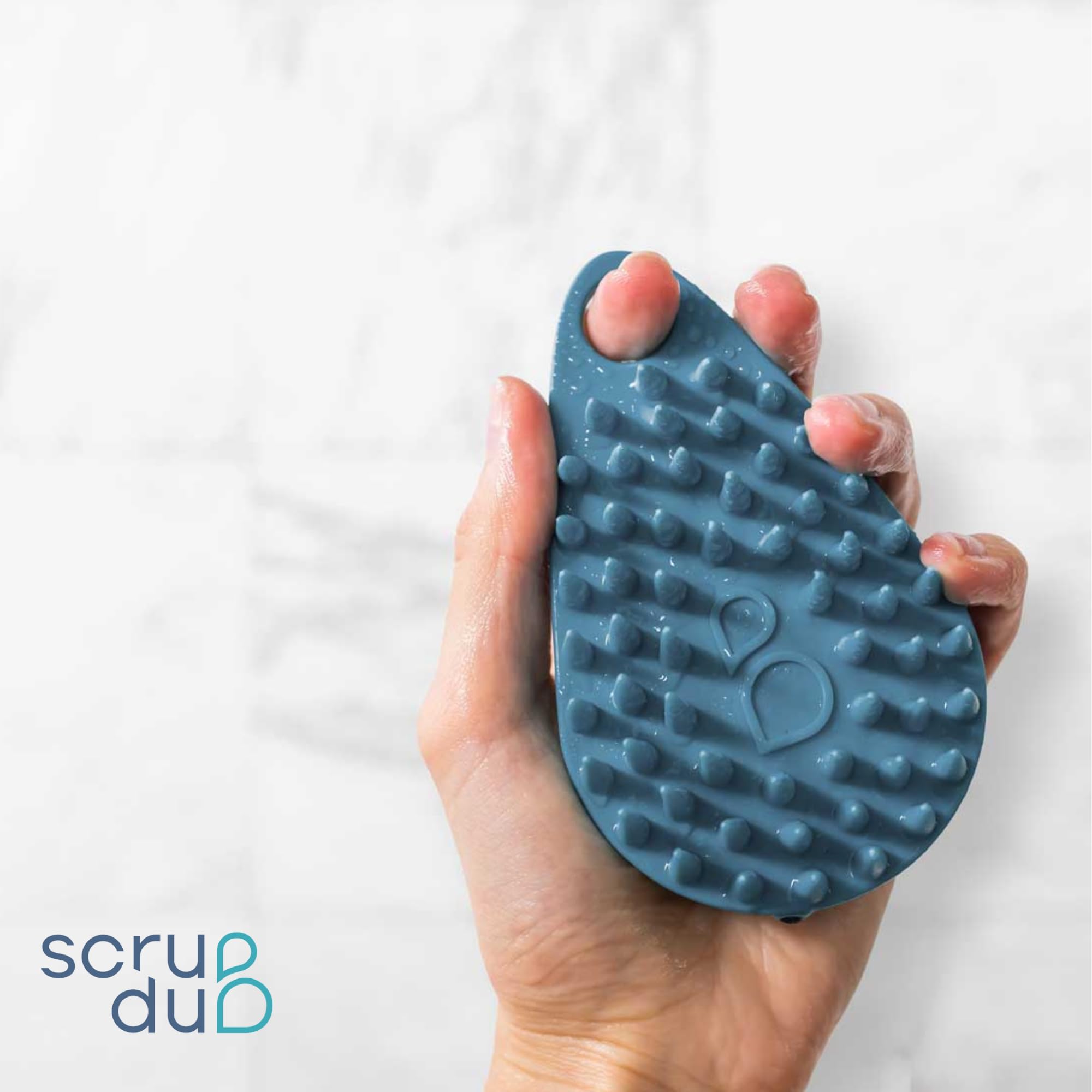 Scrub-dub™ - Body Scrubber to Clean and Exfoliate Your Skin, Scalp and Face | Antimicrobial | Made in The USA | Loofah Replacement | Gender Neutral
