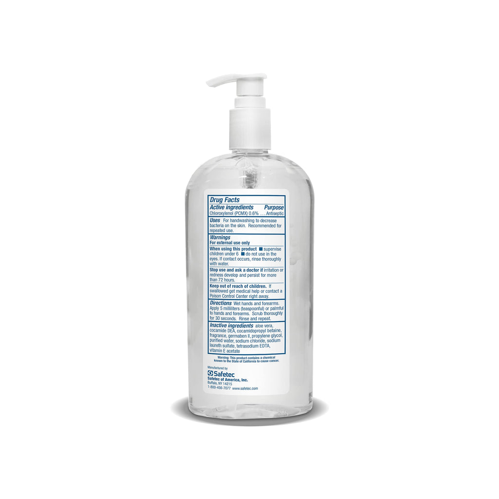 Safetec Sani Wash Hand Soap, 16 oz. pump bottle (12 bottles/case)