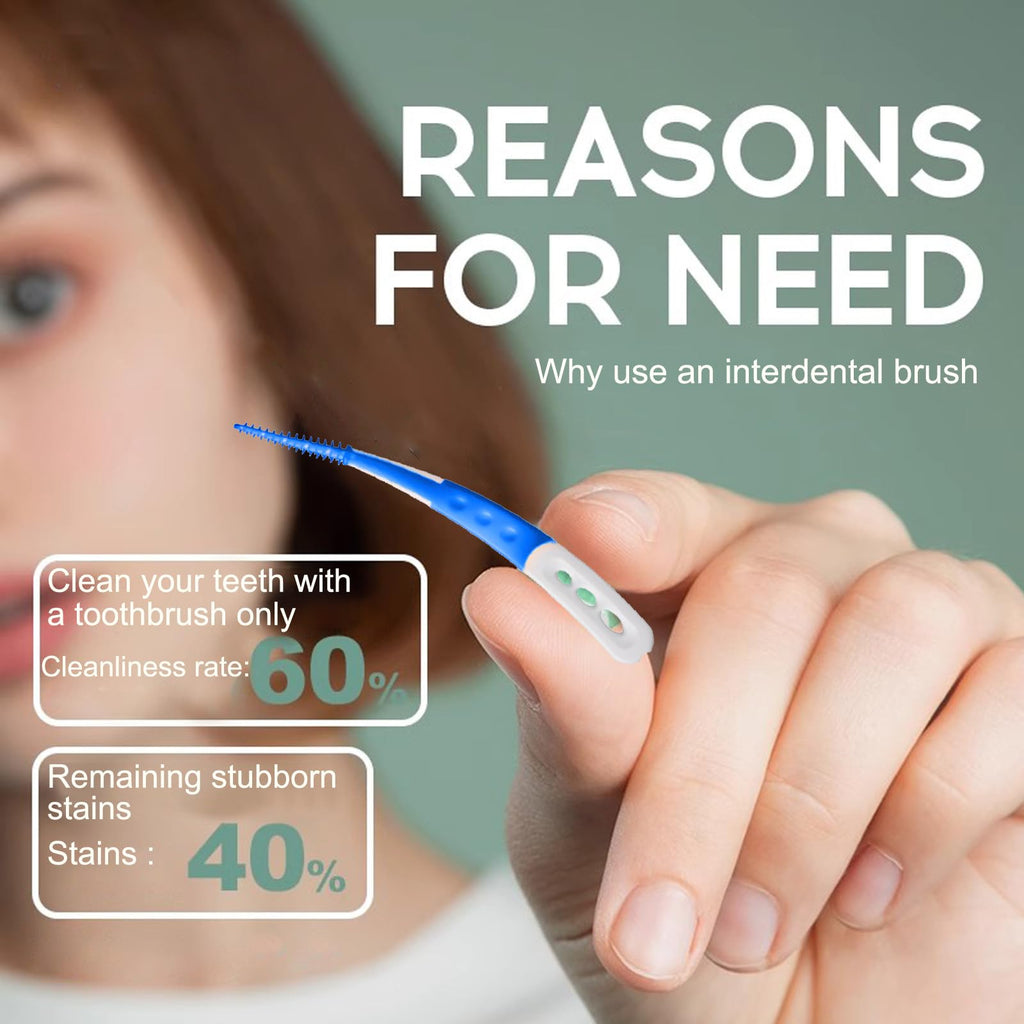 AxiyanX 84PCS Portable Soft Dental Floss Picks,Soft Silica toothpicks,flossers for Adults Teeth Cleaning Tools,interdental Brushes Between Teeth,Disposable Dental Picks