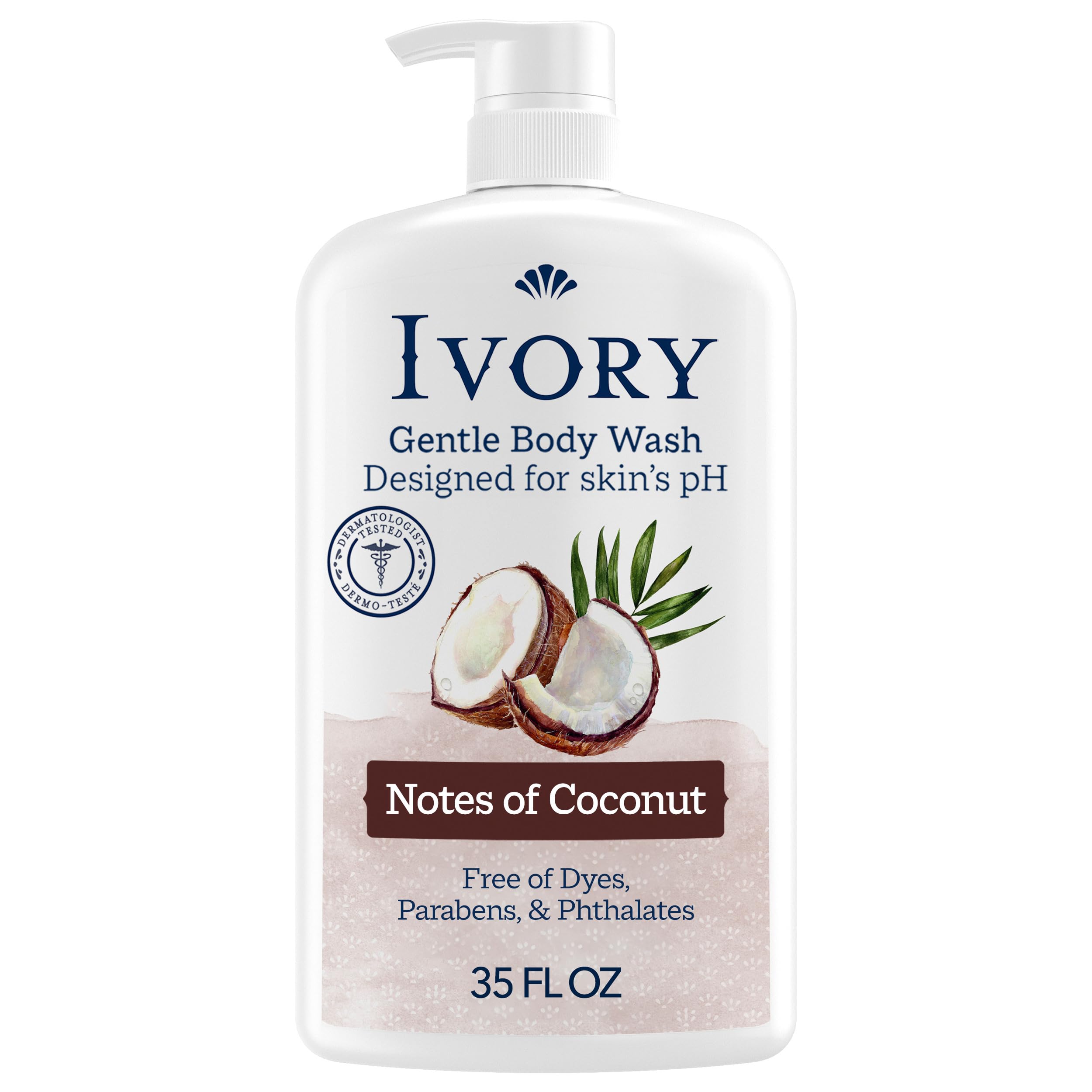 Ivory Body Wash, Designed for the Whole Family, Gentle Formula, Free of Dyes Heavy Perfumes Parabens Phthalates & Silicones