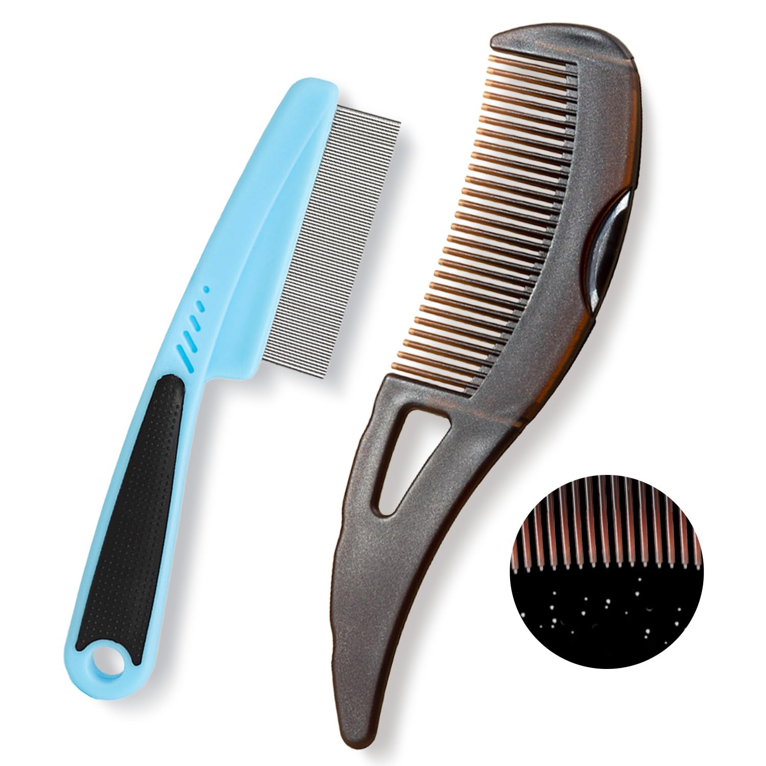 Stainless Steel Dandruff and Scalp Buildup Comb