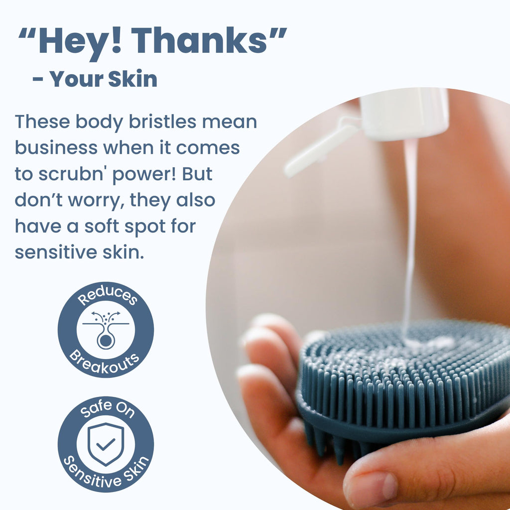 Scrub-dub™ - Body Scrubber to Clean and Exfoliate Your Skin, Scalp and Face | Antimicrobial | Made in The USA | Loofah Replacement | Gender Neutral
