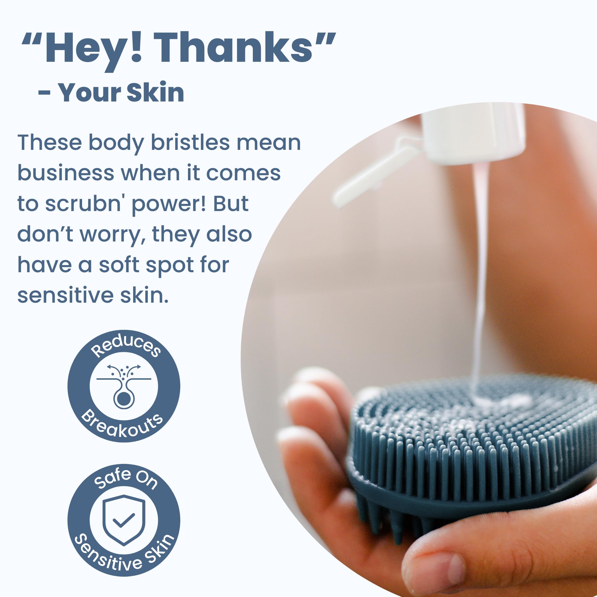 Scrub-dub™ - Body Scrubber to Clean and Exfoliate Your Skin, Scalp and Face | Antimicrobial | Made in The USA | Loofah Replacement | Gender Neutral