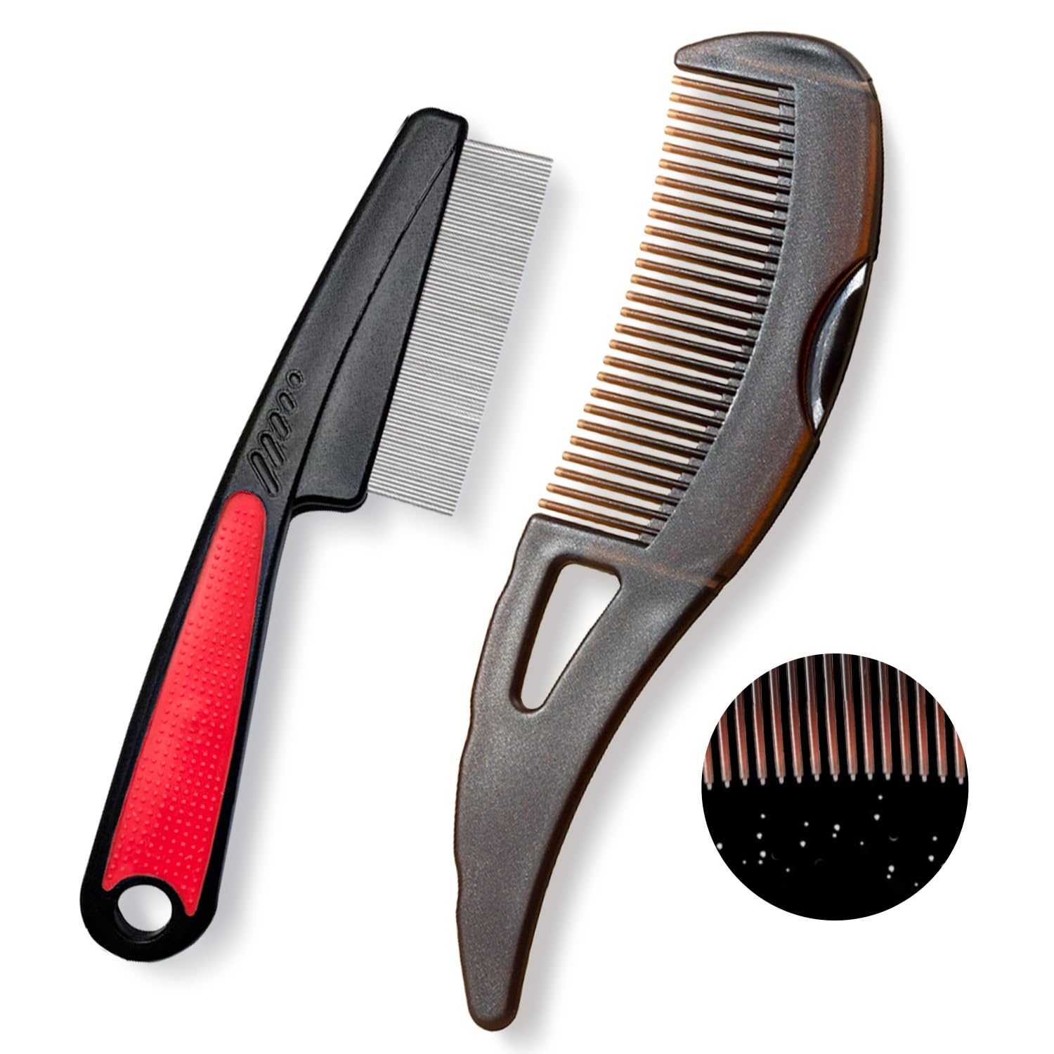 Stainless Steel Dandruff and Scalp Buildup Comb