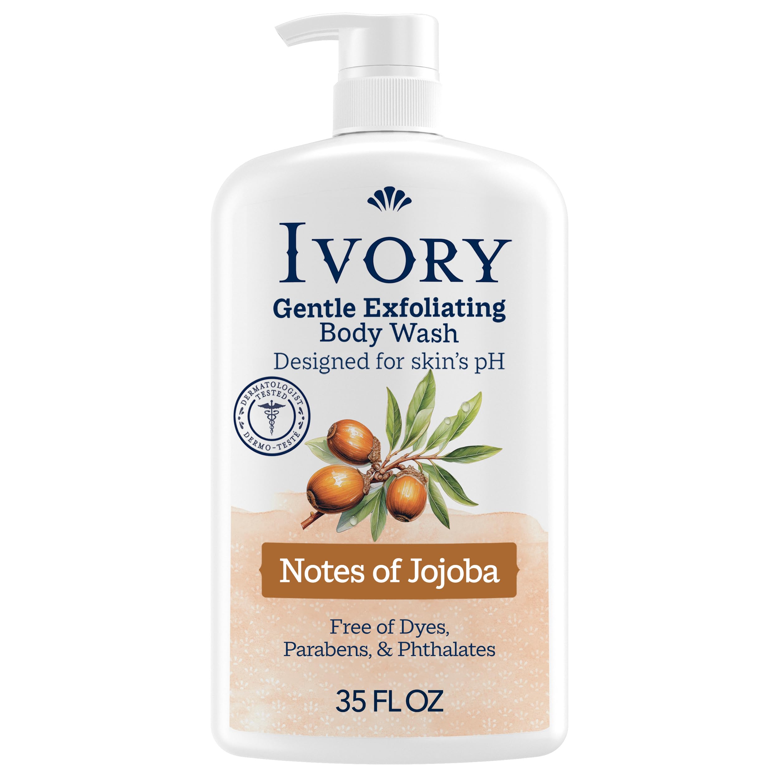 Ivory Body Wash, Designed for the Whole Family, Gentle Formula, Free of Dyes Heavy Perfumes Parabens Phthalates & Silicones