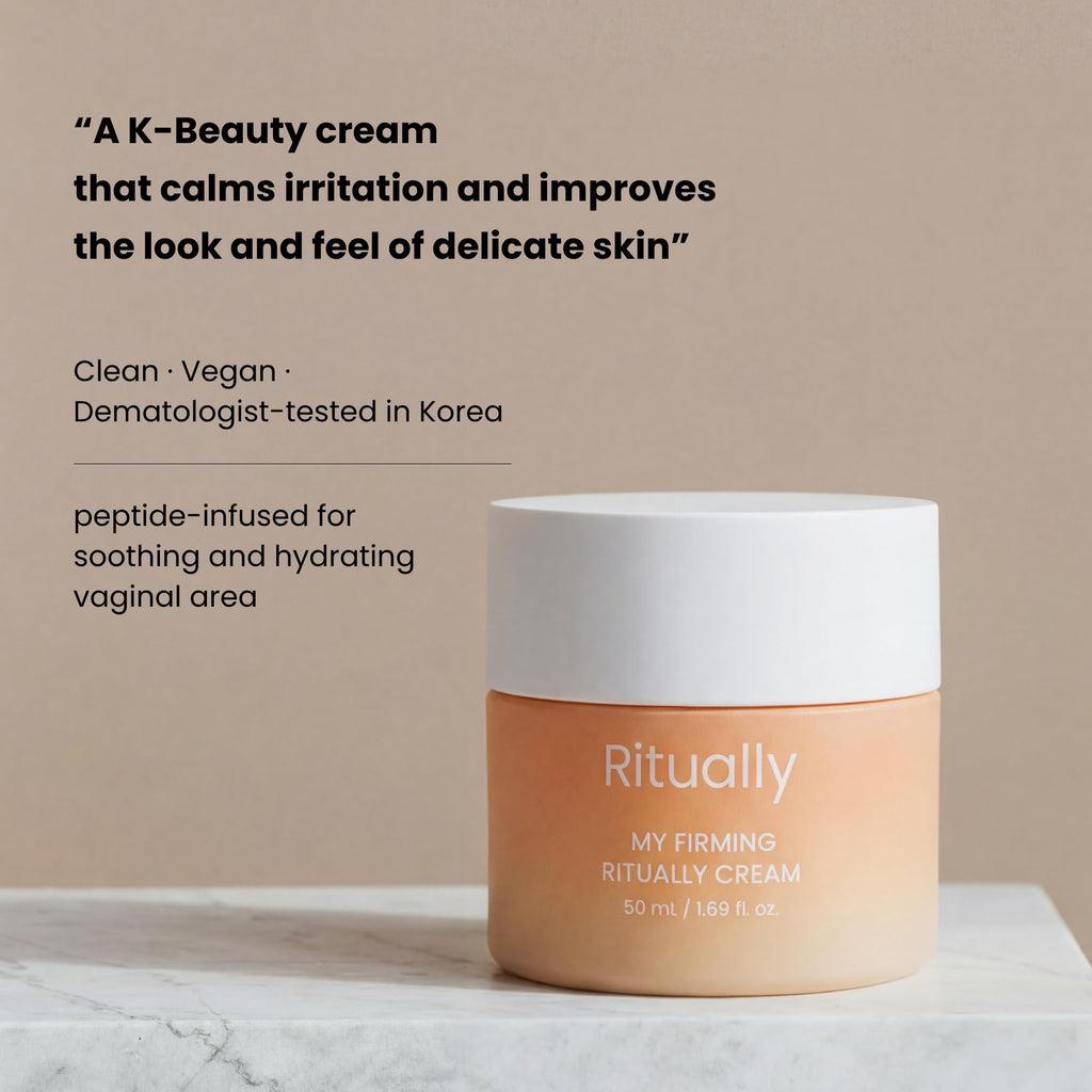 Ritually pH-Balanced Vulva Care Bundle – Period Gel Wash & Post-Wax Soothing Cream, Hypoallergenic, Frangrance-Free