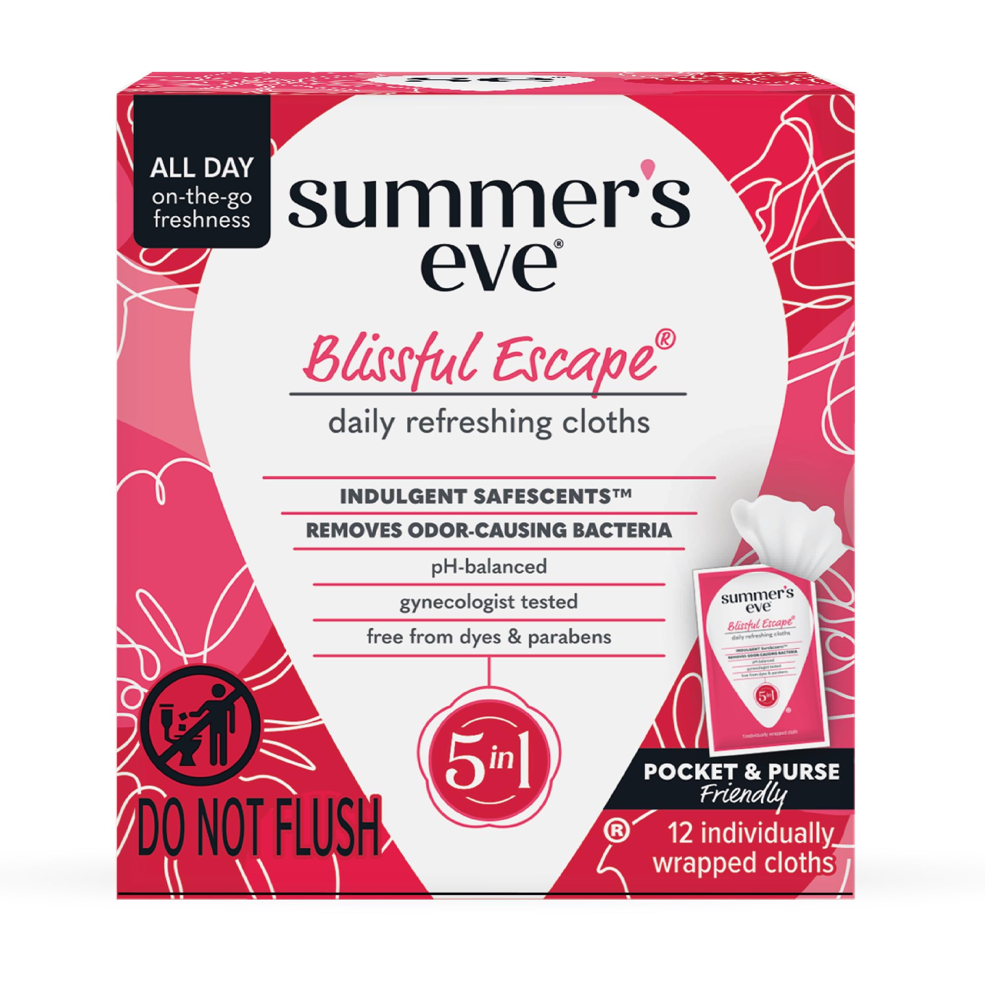 Summer’s Eve Gentle Feminine Cleansing Wipes for Daily Care