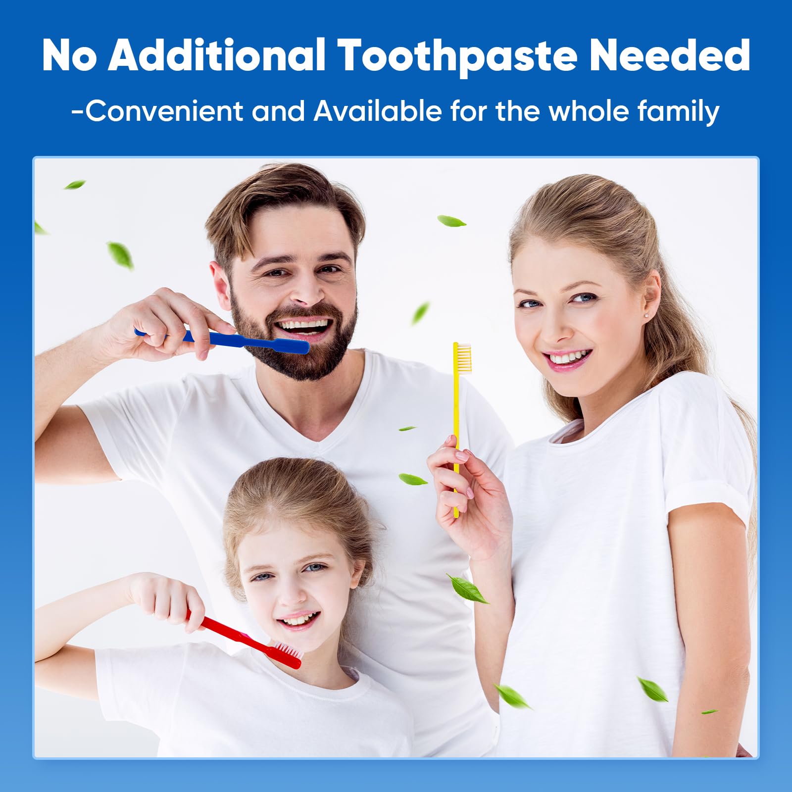 Navona 50PCS/150PCS Prepasted Disposable Toothbrushes-Individually Wrapped, Perfect for Travel Hotel Donation