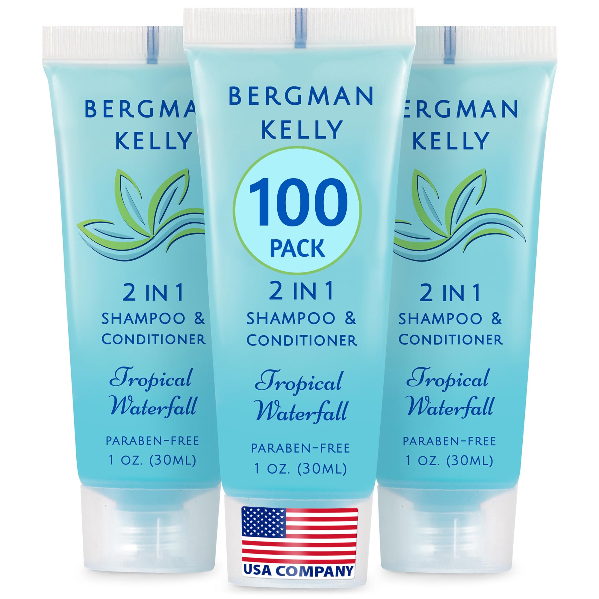 Bergman Kelly Tropical 2-in-1 Travel Shampoo and Conditioner