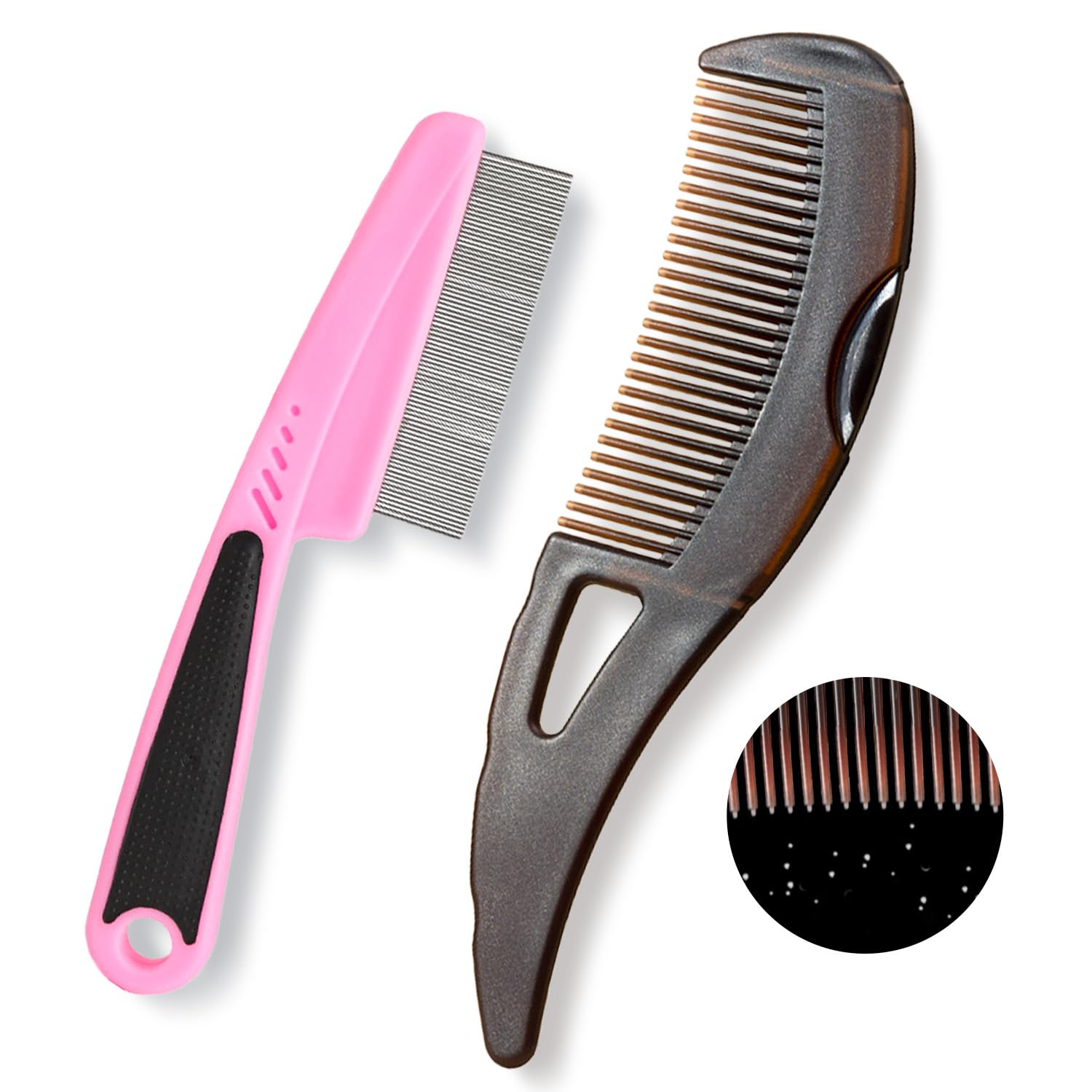 Stainless Steel Dandruff and Scalp Buildup Comb