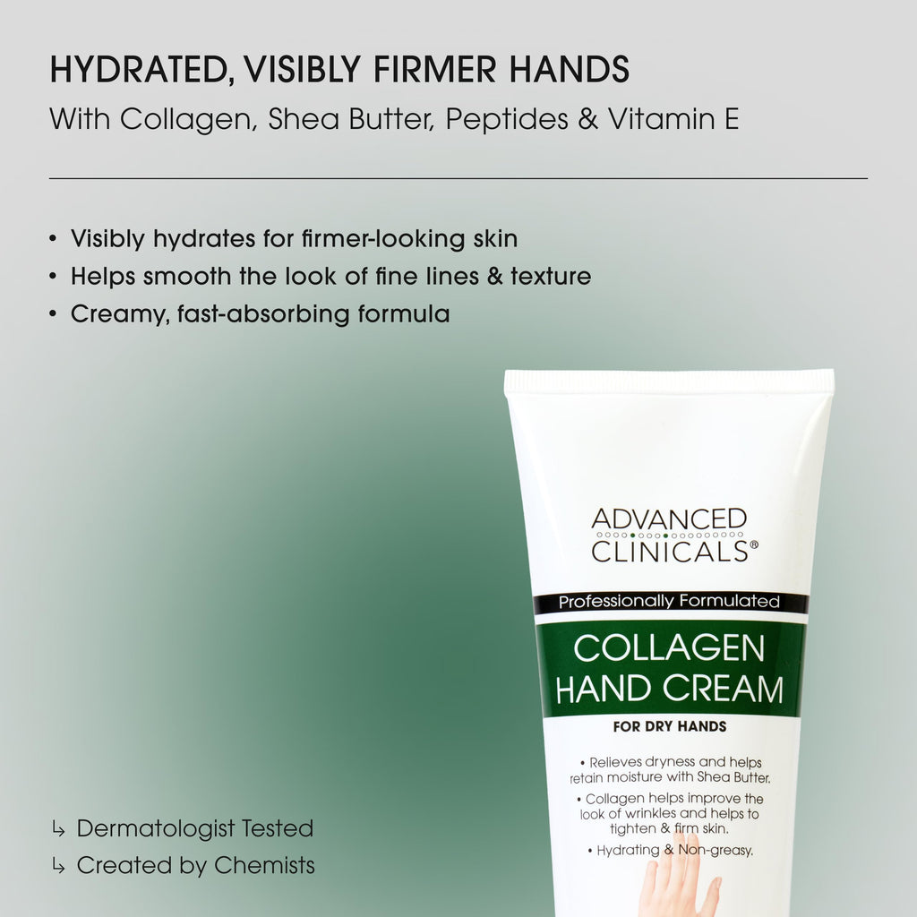 Advanced Clinicals Face, Hand, & Body Creams Skin Care Moisturizer Lotion For Dry Skin, Wrinkles, & Age Spots, Anti Aging Skin Care Cream