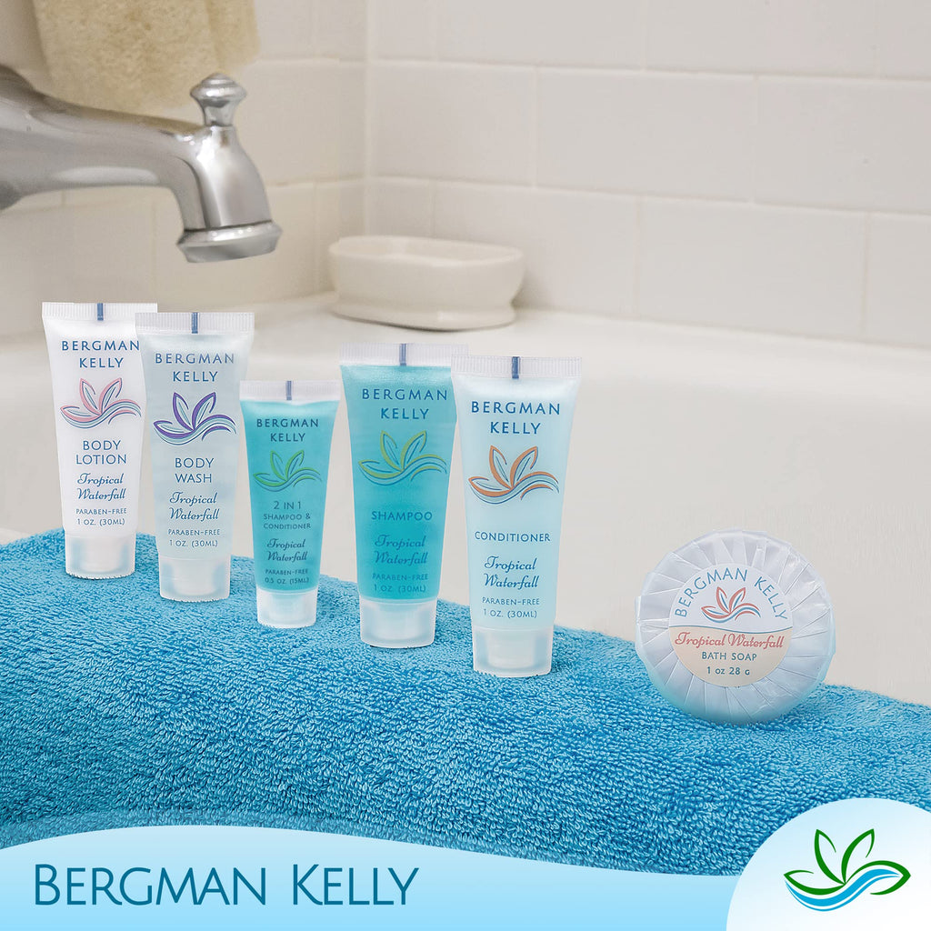 BERGMAN KELLY Travel Size Shampoo & Conditioner 2 in 1 (Tropical Waterfall Scent)