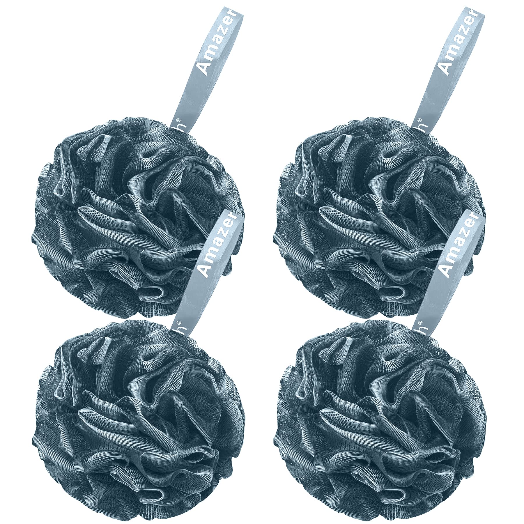 AmazerBath Loofah Sponge (Pack of 4)