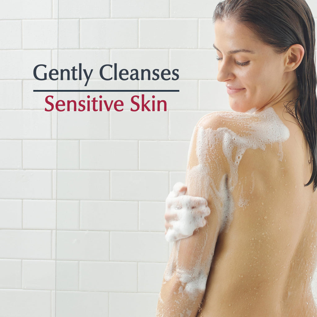 Eucerin Skin Calming Body Wash - Cleanses and Calms to Help Prevent Dry Itchy 8.4 Oz